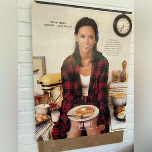GOT MILK Vintage New Promo Poster 1999 Jennifer Love Hewitt